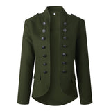 hulianfu hulianfu Casual Buttons Design Long Sleeve Coat(3 Colors Extra Offer)