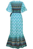 hulianfu hulianfu Bohemian Printed Midi Dress(3 colors)