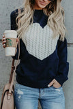 hulianfu hulianfu Heart Shaped Sweater(4 Colors)