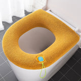 HULIANFU Universal Four Seasons Thickened Househol Soft Mat Autumn Winter Toilet Cover Toilet Seat Cushion Thick Plush Warm Pads