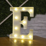 HULIANFU Luxury Alphabet Letter LED Lights Luminous Number Lamp  Battery Night Light for Home Wedding Birthday Christmas Party Decoration