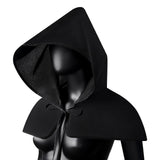 Halloween Cosplay Steampunk Leather Costume Plague Doctor Punk Gothic Hats Caps Headscarf Black Hooded Cape Cloak Magic Costume