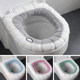 HULIANFU Universal Four Seasons Thickened Househol Soft Mat Autumn Winter Toilet Cover Toilet Seat Cushion Thick Plush Warm Pads