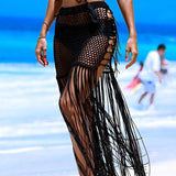 Summer Sexy Women Swim Wear Bikini Cover Up Mesh Sheer Beach Mini Wrap Skirt Sarong Pareo Bathing Suit Cover Ups Skirt