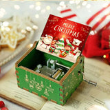 HULIANFU Newest design Merry Christmas music theme music box Halloween Jurassic Park music box toy new year Christmas gift