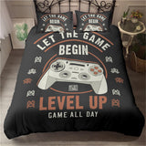 HULIANFU 3D Printed Bedding Set Unisex Adults Teens Game Queen King Single Duvet Cover With Pillowcase Bedclothes