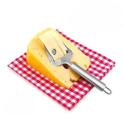 HULIANFU Silver Stainless Steel Cheese Peeler Cheese Slicer Cutter Butter Slice Cutting Knife Kitchen Cooking Cheese Tools