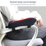 HULIANFU Memory Foam Armrest Pad Elbow Pillow For Computer Desk Chair Cushion Pad For Office Chair Forearm Pressure Relief Arm Rest Cover