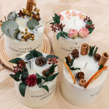 HULIANFU Soy Wax Fragrance Candles Romantic Pillar Candle Wedding Birthday Christmas Decoration Home Furnishing Scented Candle Hot Sale