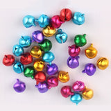 HULIANFU 2023 Christmas Decoration Bells Iron Loose Beads Small for Festival Party Decoration Christmas Tree Decoration DIY Crafts Accessories