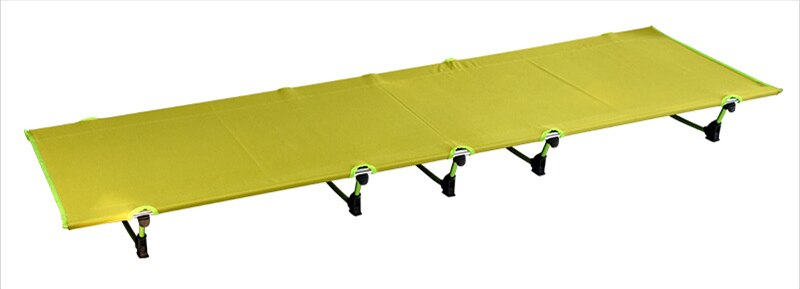 HULIANFU Portable Foldable Camping Cot Single Person Outdoor Folding Bed 330LB Bearing Weight Compact for Outdoor Picnic Camping