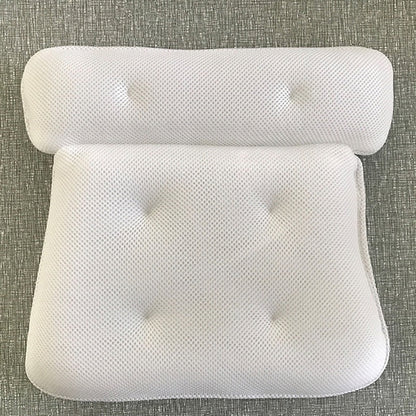HULIANFU SPA Non-Slip Bath Pillow with Suction Cups Bath Tub Neck Back Support Headrest Pillows Thickened Home Cushion Accersory