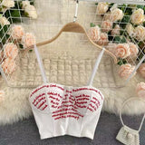 Camis For Women Camisole New Sexy Female Crop Tops Lace Backless Tank Top Woman Cute  Vest Elegant French Chic Clothes