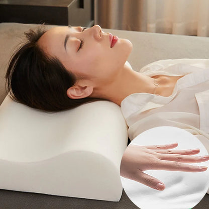 HULIANFU Orthopedic Pillow Sleeping Bamboo Pillow Memory Foam  Oreiller Cervica Healthy Breathable Pillow Orthopedic Neck Fatigue Relief