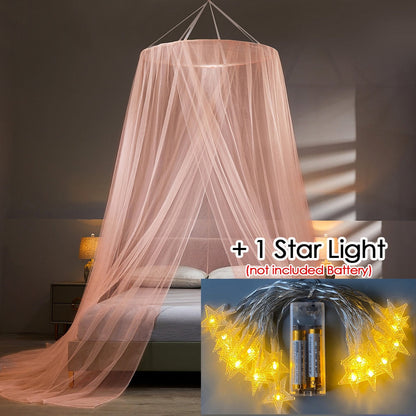 HULIANFU   YanYangTian Bed Canopy on the Bed Mosquito Net Summer Camping Repellent Tent Insect Curtain Foldable Net living room Bedroom