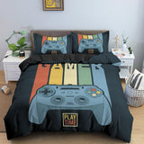 HULIANFU 3D Printed Bedding Set Unisex Adults Teens Game Queen King Single Duvet Cover With Pillowcase Bedclothes