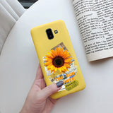HULIANFU Phone Case for Cover Samsung Galaxy J6  case For Coque Fundas Samsung J6  J 6 Plus  Cases Silicone Soft Back Cover