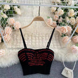 Camis For Women Camisole New Sexy Female Crop Tops Lace Backless Tank Top Woman Cute  Vest Elegant French Chic Clothes