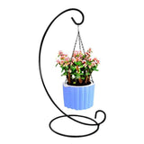 HULIANFU 2023 Christmas Bauble Holder Ornaments Hanging Display Stand L Metal Shape Hanger Plant Stand Wrought Iron Holder Flower Basket