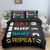 HULIANFU 3D Printed Bedding Set Unisex Adults Teens Game Queen King Single Duvet Cover With Pillowcase Bedclothes