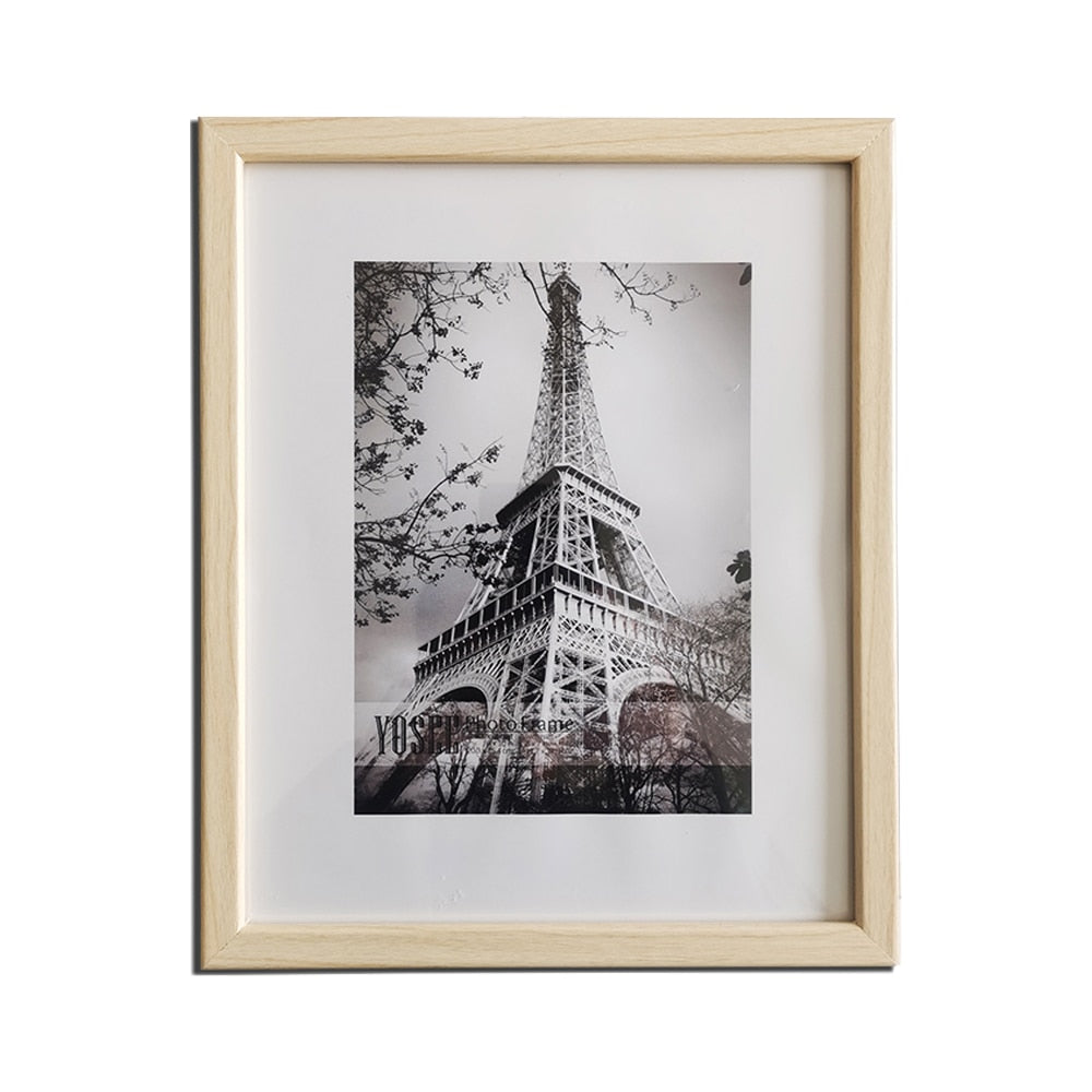 HULIANFU Photo Frame For Wall Picture Frame 9x13 13x18 20x25cm Pleix Glass Inside Classic Frames For Pictures