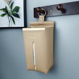 HULIANFU Leather PU Tissue Box Simple Toilet Tissue Bag Car Tissue Holder Removable Hanging Home Decorative Tissue Cover Kitchen Storage