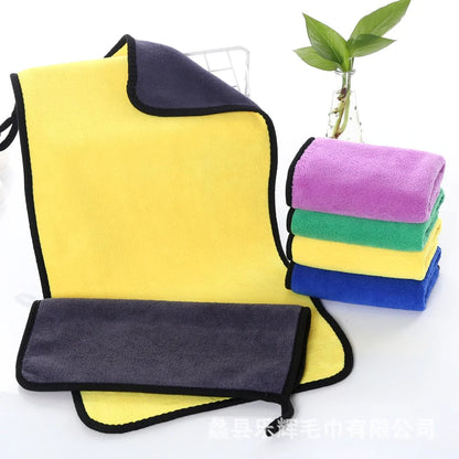 HULIANFU Pet Bath Towels Are Easy To Clean, Super Absorbent, Thick Cat And Dog Bathrobes, Soft Dog Blankets, Quick-Drying Supplies