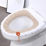 HULIANFU Universal Four Seasons Thickened Househol Soft Mat Autumn Winter Toilet Cover Toilet Seat Cushion Thick Plush Warm Pads