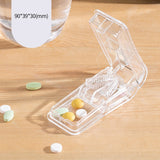 HULIANFU Pill Box Wheat Sealed 8 Grids Pill Container Organizer Health Care Drug Travel Divider 7 Day Pill Storage Bag Travel Pill Cases
