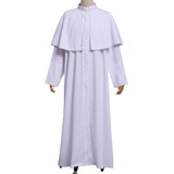 Clergy Men Cassock Priest Costume Bishop Roman Catholic Church Soutane Pope Pastor Father Mass Missionary Robes Outfit