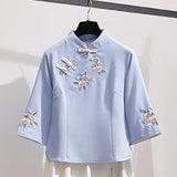 Chinese Style Hooded Stitching Vestido Cheongsam Embroidery Sweatshirt Dress Spring Autumn Women Buckle Thick Harajuku Dresses