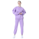 hulianfu New Winter Women's Tracksuit Hoodies Pants Suit Oversized Casual Fleece Two Piece Set Sports Sweatshirts Pullover Outfits