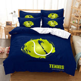 HULIANFU Tennis Bedding Duvet Cover Set 3d Digital Printing Bed Linen Fashion Design Comforter Cover Bedding Sets  Bed Set