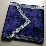 HULIANFU New Chinese high-end tablecloth flag shoes cabinet cover cloth European velvet bed runner simple color table cloth