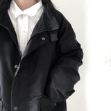 Basic Jackets Women Chic All-match Retro Solid Zipper Design Ulzzang Lovely Fashion Teens Overcoats Daily Vintage Womens Outwear