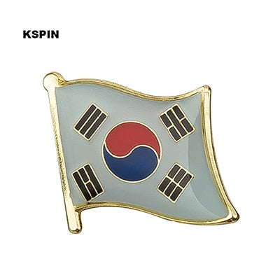 HULIANFU Wholesale 300+ Countries Flag Laple Pin Badge Pin For You Choose