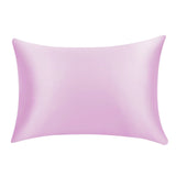 HULIANFU Pure Emulation Silk Satin Pillowcase Comfortable Pillow Cover Pillowcase For Bed Throw Single Pillow Covers
