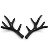 HULIANFU 2023 2018 Hot Simulation Black Antler Headdress DIY Accessories Material Headband Cute Christmas Decoration Photo Photography Props