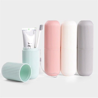 HULIANFU Travel Accessories Toothbrush Tube Cover Case Cap Fashion Plastic Suitcase Holder Baggage Boarding Portable Bathroom Accessories