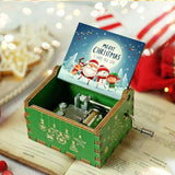 HULIANFU Newest design Merry Christmas music theme music box Halloween Jurassic Park music box toy new year Christmas gift