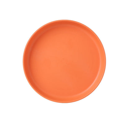 HULIANFU Pure Color Household Plastic Sauce Snack Dessert Plate Sushi Japanese Candy Dishes Desktop Garbage Tray Kitchen Accessories