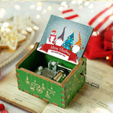 HULIANFU Newest design Merry Christmas music theme music box Halloween Jurassic Park music box toy new year Christmas gift