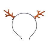 HULIANFU  5 Pairs Red/brown Simulation Antlers DIY Handmade Cute Headband Headdress Accessories Material Christmas Party Decor Photo Props