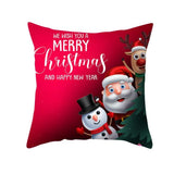 HULIANFU Santa pillowcase Happy New Year 2023 Xmas Gifts  Christmas Decor For Home Merry Christmas Ornament Navidad Natal Xmas Gifts