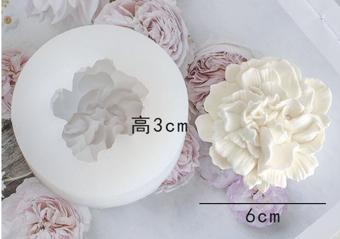 HULIANFU Rose Flower soap mold for soap Making silicone soap molds Aromatherapy plaster mold