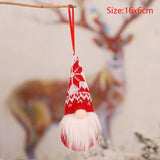 HULIANFU New Year  Gifts Cute Angel Ski Dolls Navidad Hanging Pendant Christmas Home Decor Xmas Tree Ornaments Noel Natal Decoration