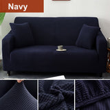 HULIANFU Thick Elastic Sofa Cover Slipcover for Living Room Stretch Polar Fleece Armchair Cover 1/2/3/4 Seater L Shape Corner Sofa Covers