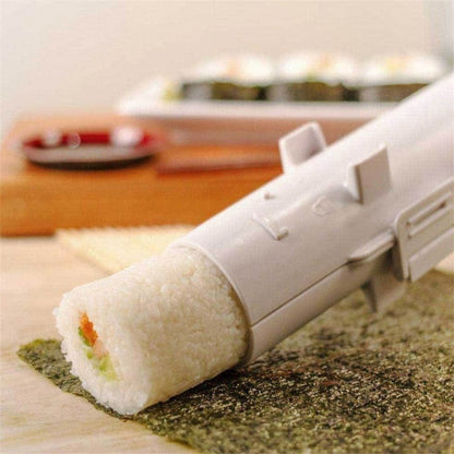 HULIANFU Sushi Maker Roller Rice Mold Bazooka Vegetable Meat Rolling Tool DIY Sushi Making Machine Kitchen Accessories Sushi Tool