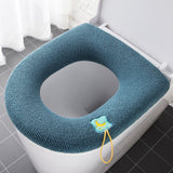 HULIANFU Universal Four Seasons Thickened Househol Soft Mat Autumn Winter Toilet Cover Toilet Seat Cushion Thick Plush Warm Pads