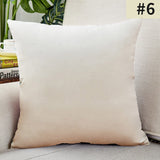 HULIANFU Super Soft Cushion Cover Velvet Pillow Cover For Sofa Living Room Housse De Coussin 30x50cm Decorative Pillows Nordic Decoration